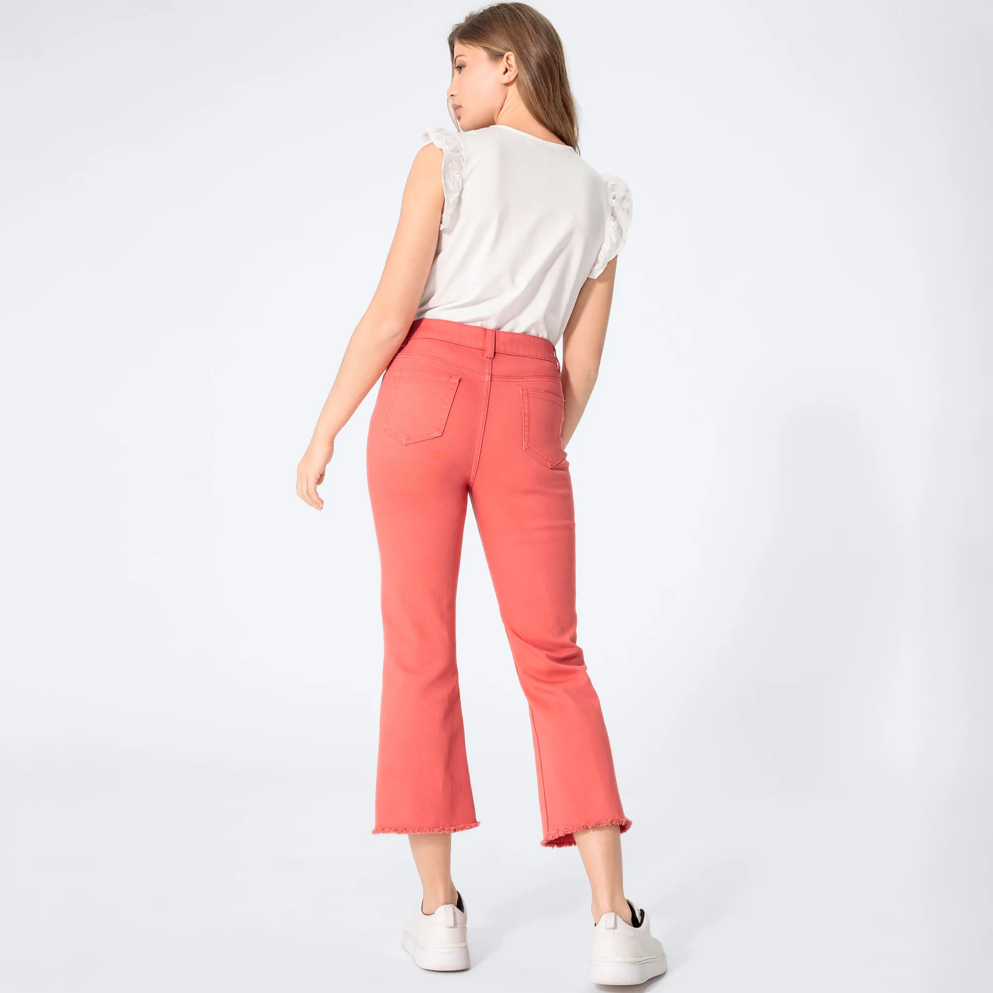 Damen-Caprihose im Denim-Look
