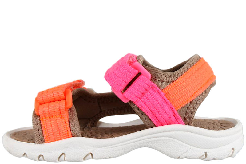 BISGAARD NICO P SANDAL I MULTIFARVET TEKSTIL