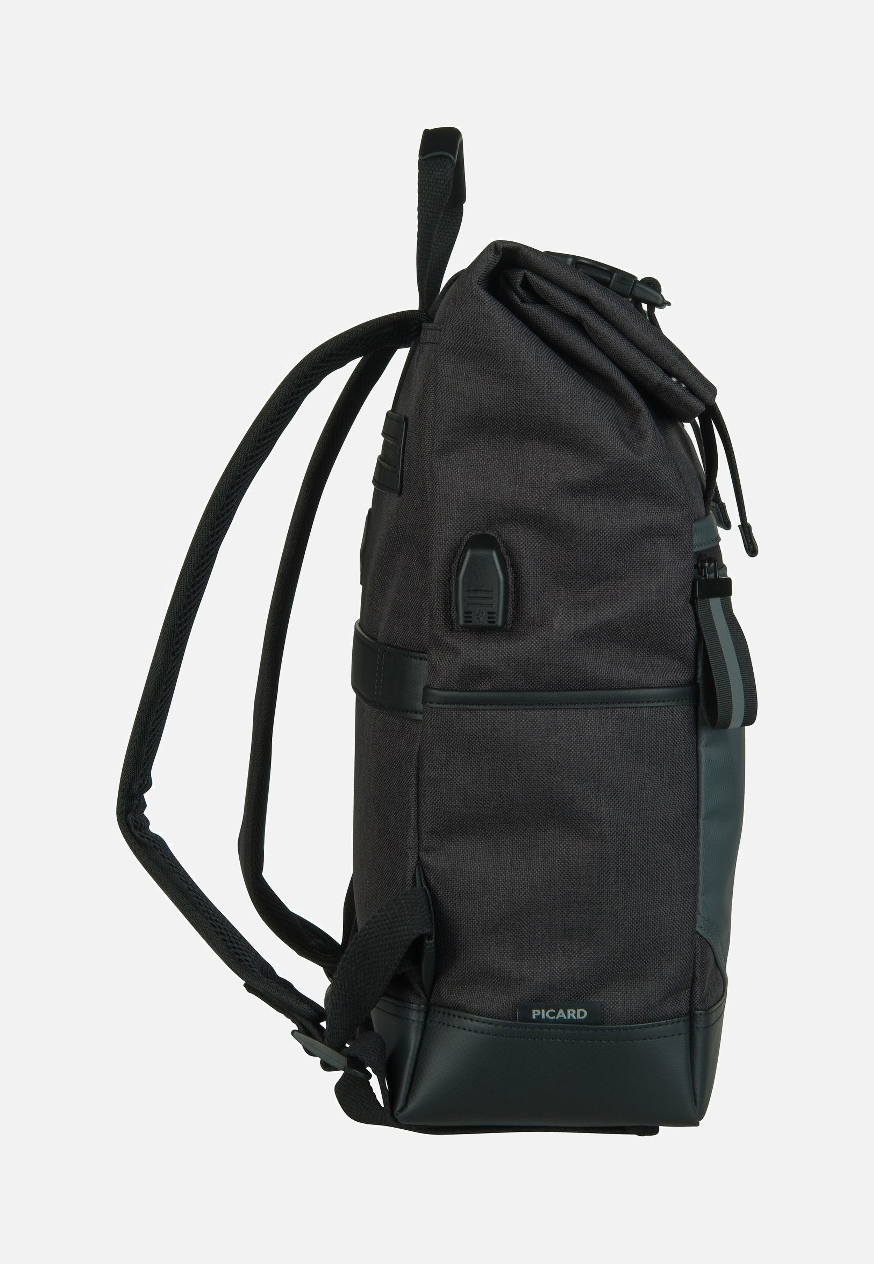 Speed 2393 Schwarz - Rolltop Rucksack