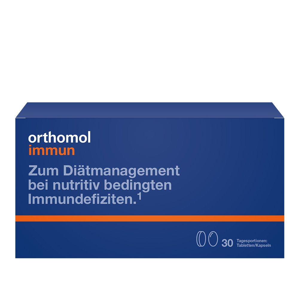Orthomol Immun - Mikronährstoffe zur Unterstützung des Immunsystems - mit Vitamin C, Vitamin D und Zink - Tabletten/Kapseln