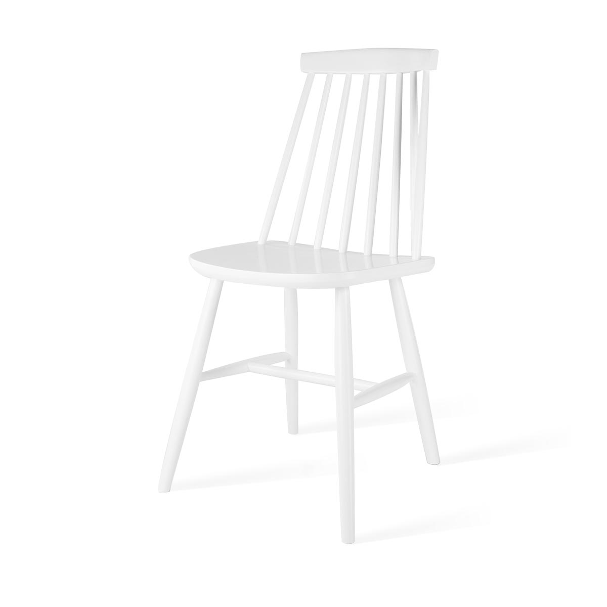 Houten spijlenstoel Filou - wit