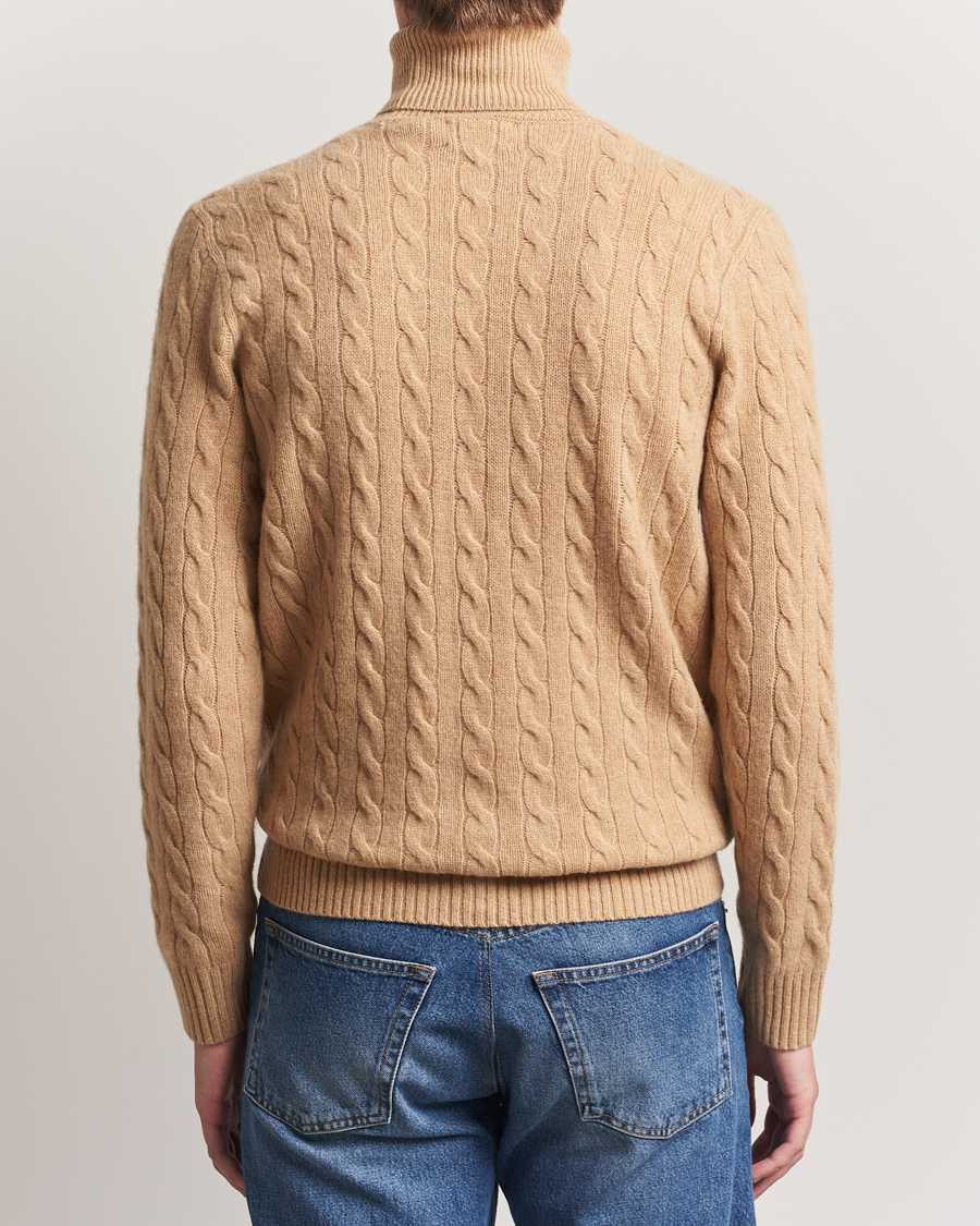 Polo Ralph Lauren Wool/Cashmere Rollneck Camel Melange