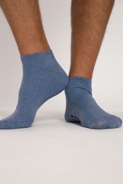 Sneakersocken, 2er Pack, uni