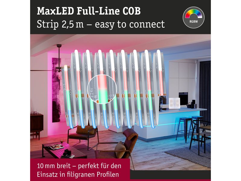 Paulmann MaxLED 500 LED Strip Full-Line COB 2.5 m Light Stripes