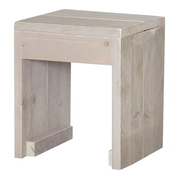 Barkruk Rixt zand steigerhout