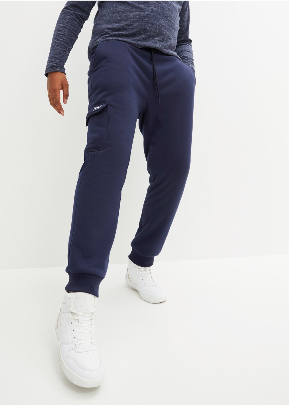 Pantalon de jogging thermo avec poches cargo et doublure peluche