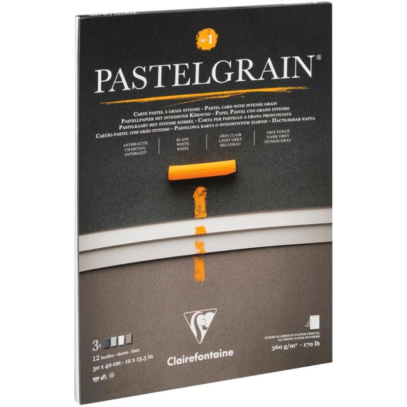 PastelGrain bloc collé n°1 12F 30x40cm 360g
