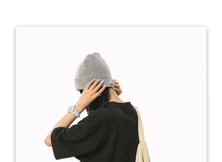 Hikuozy - Corduroy Crossbody Bag