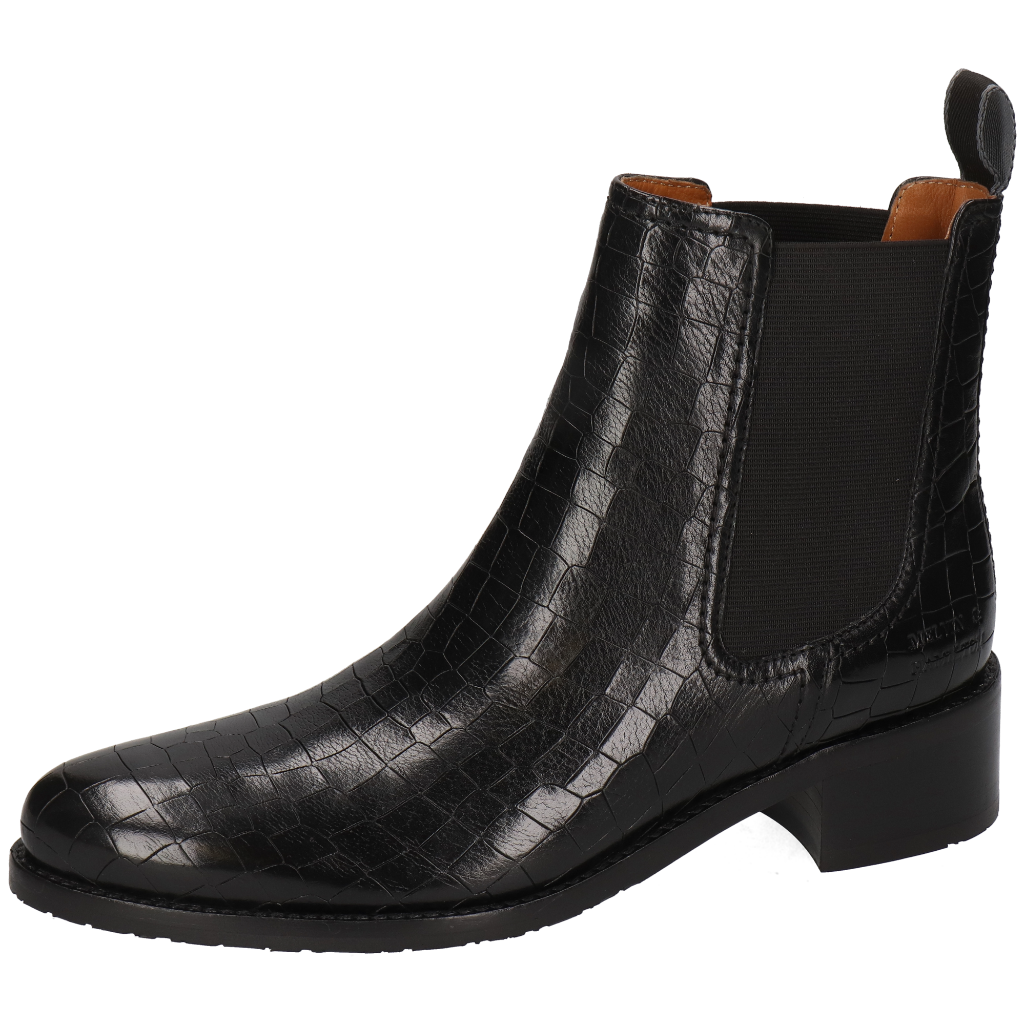 KAYA 1 - Bottines à talon bottier | Noir