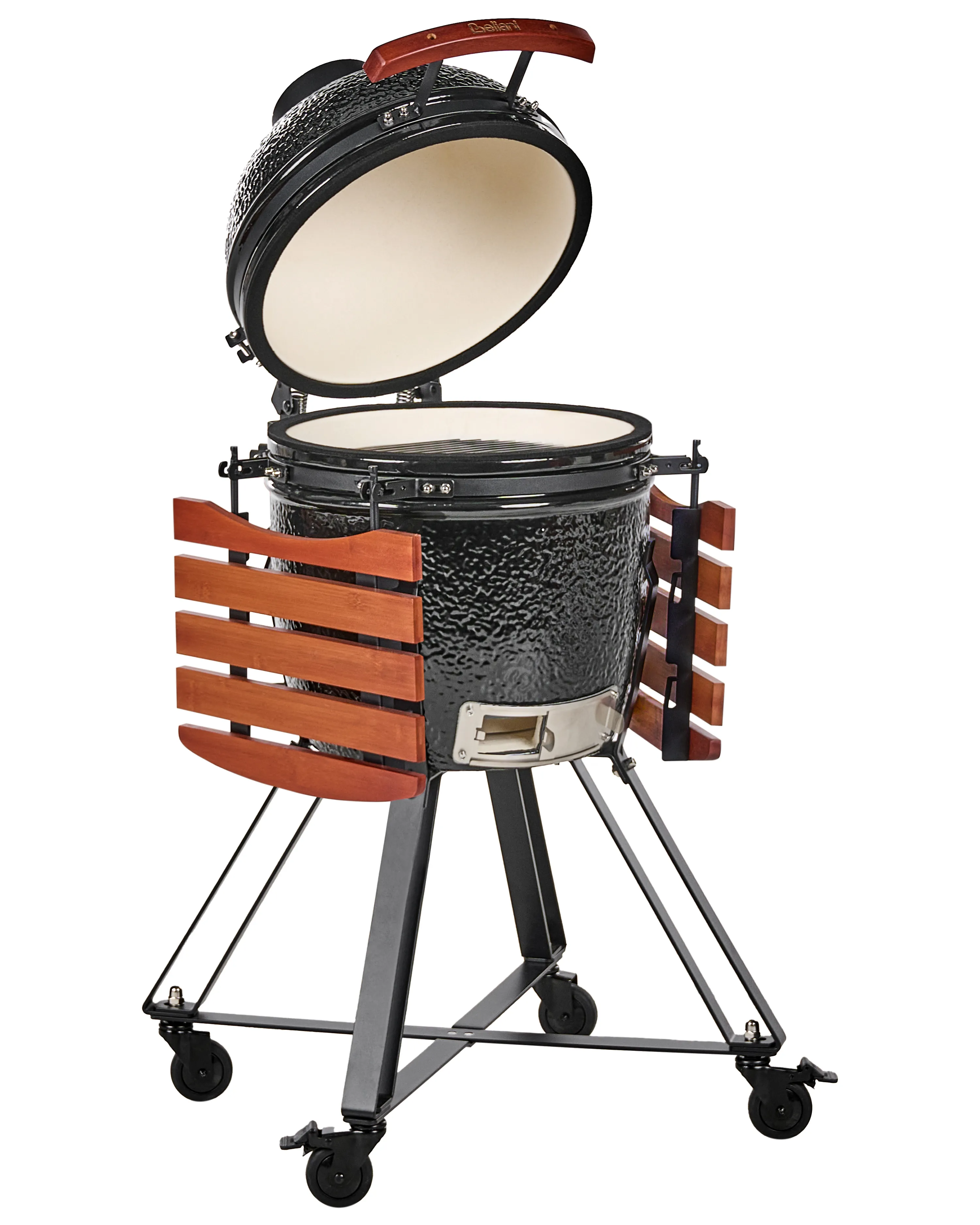Houtskoolgrill voor buiten KAMADO Keramiek Zwart