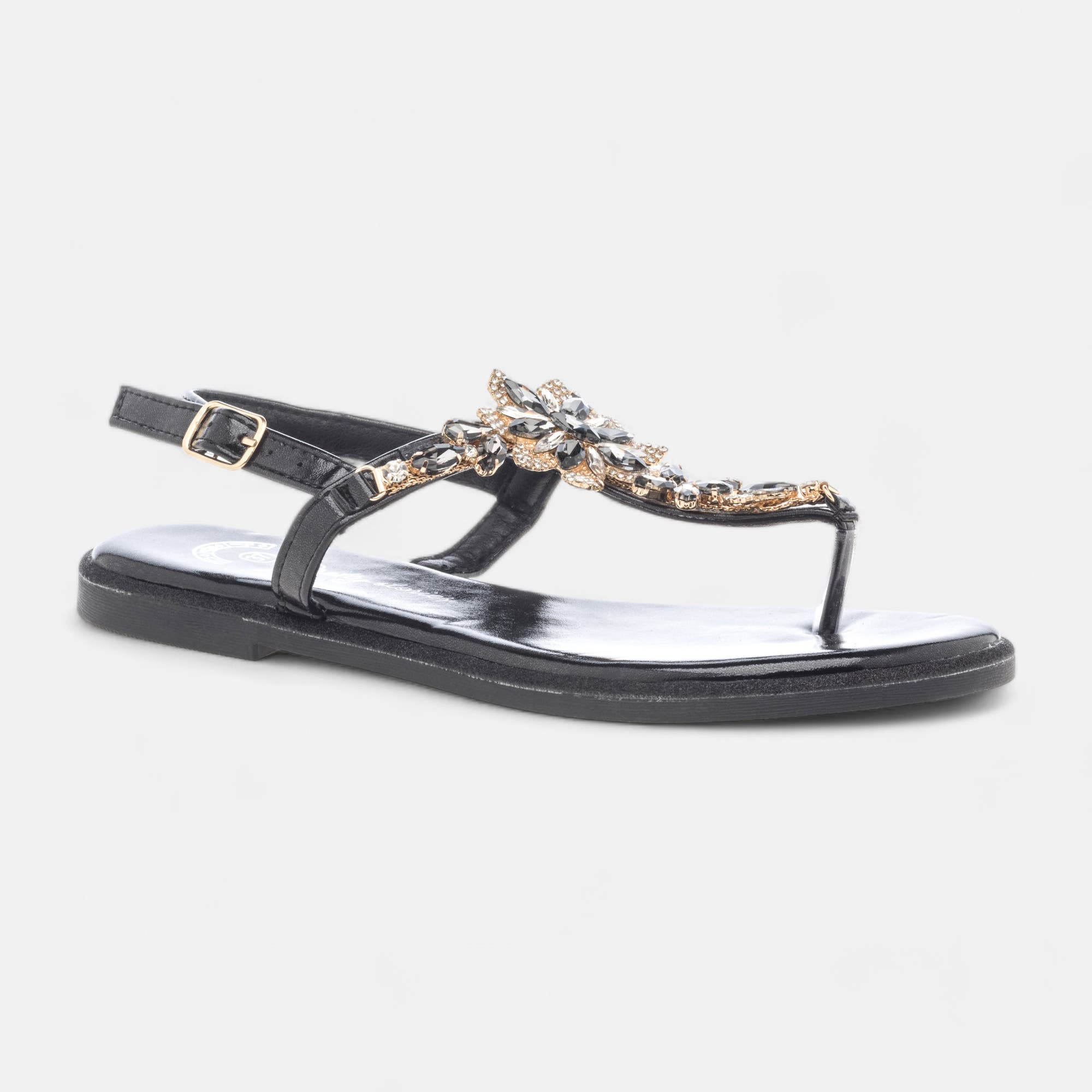 Nu-pieds Femme noir