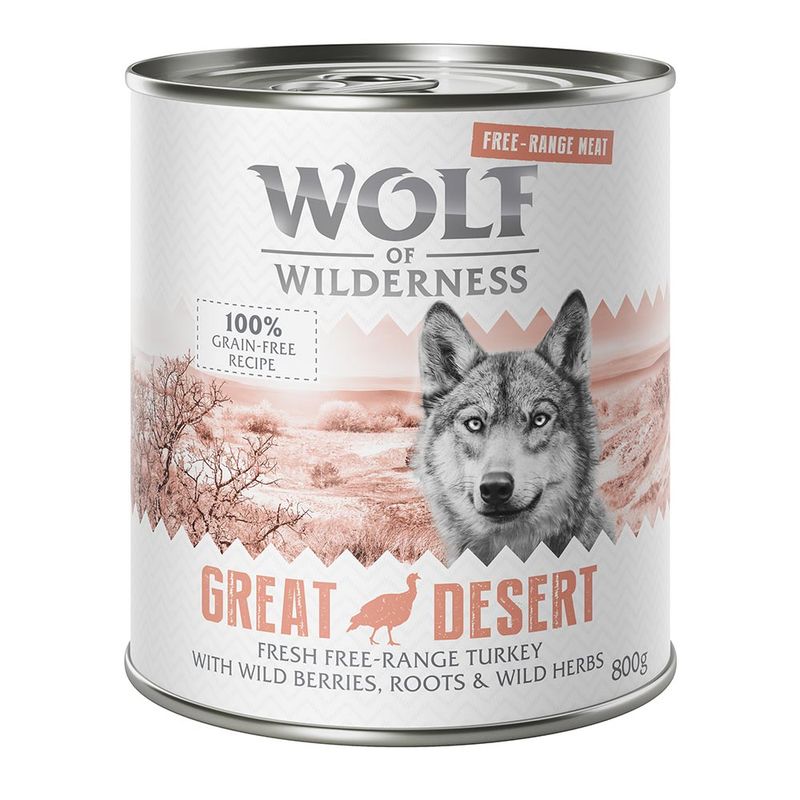 Wolf of Wilderness Free Range 24 x 800 g pour chien