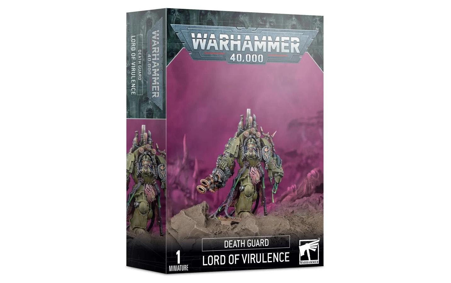 Figur Warhammer 40.000 Death Guard Fürst der VirulenzWarhammer 40K Bausatz