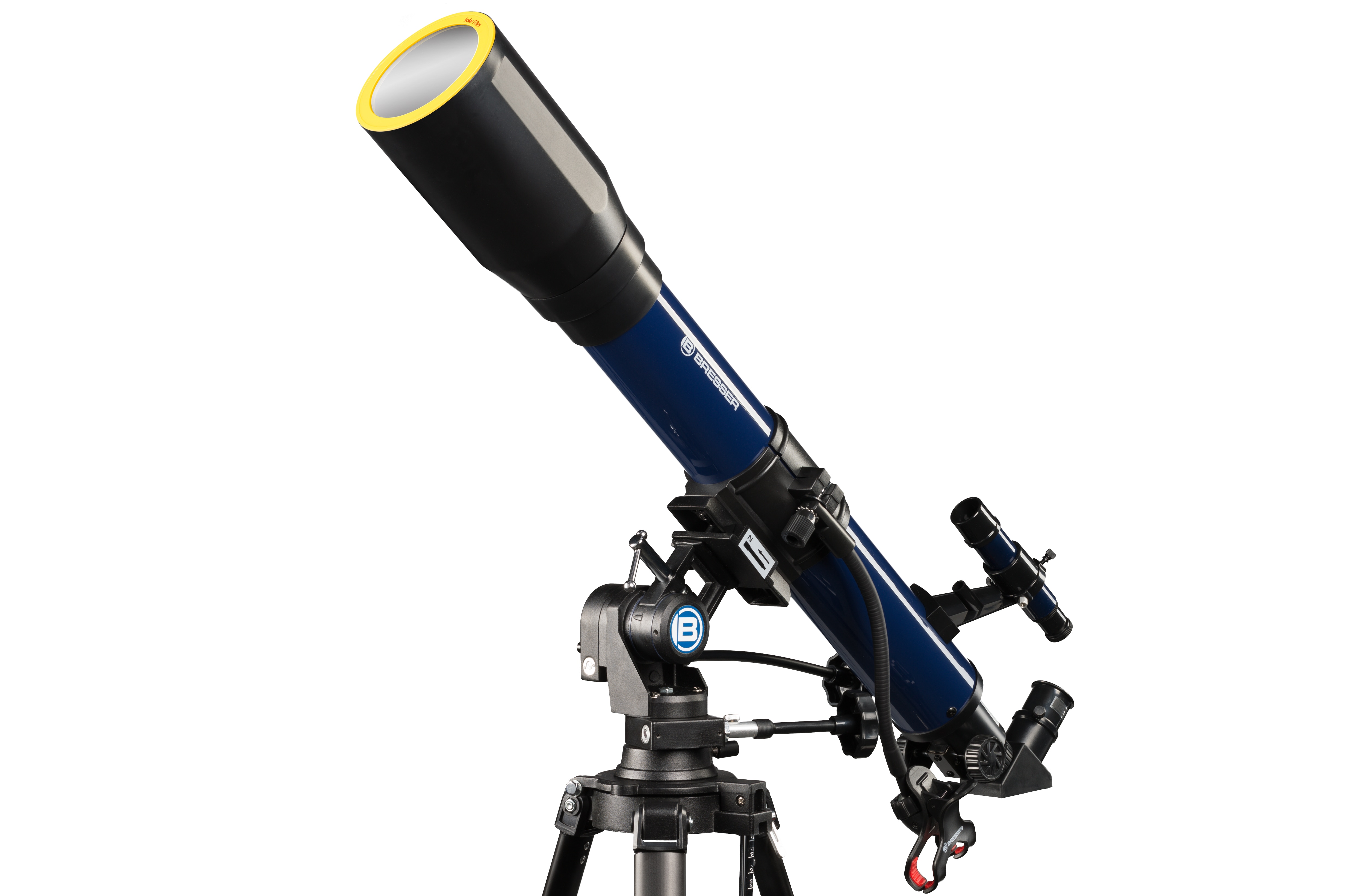 BRESSER SKYLUX Linsenteleskop 70/700mm mit Smartphone-Halter und Sonnenfilter Sprache: Language Code 1