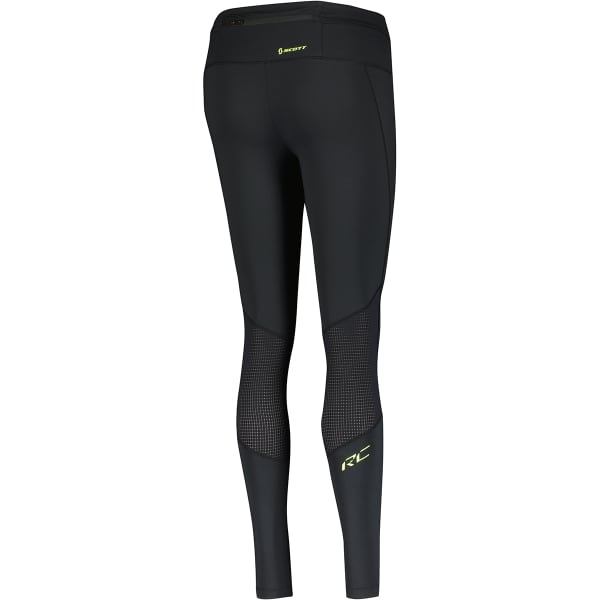 Collant running SCOTT FULL TIGHTS W'S RC RUN BLACK/YELLOW