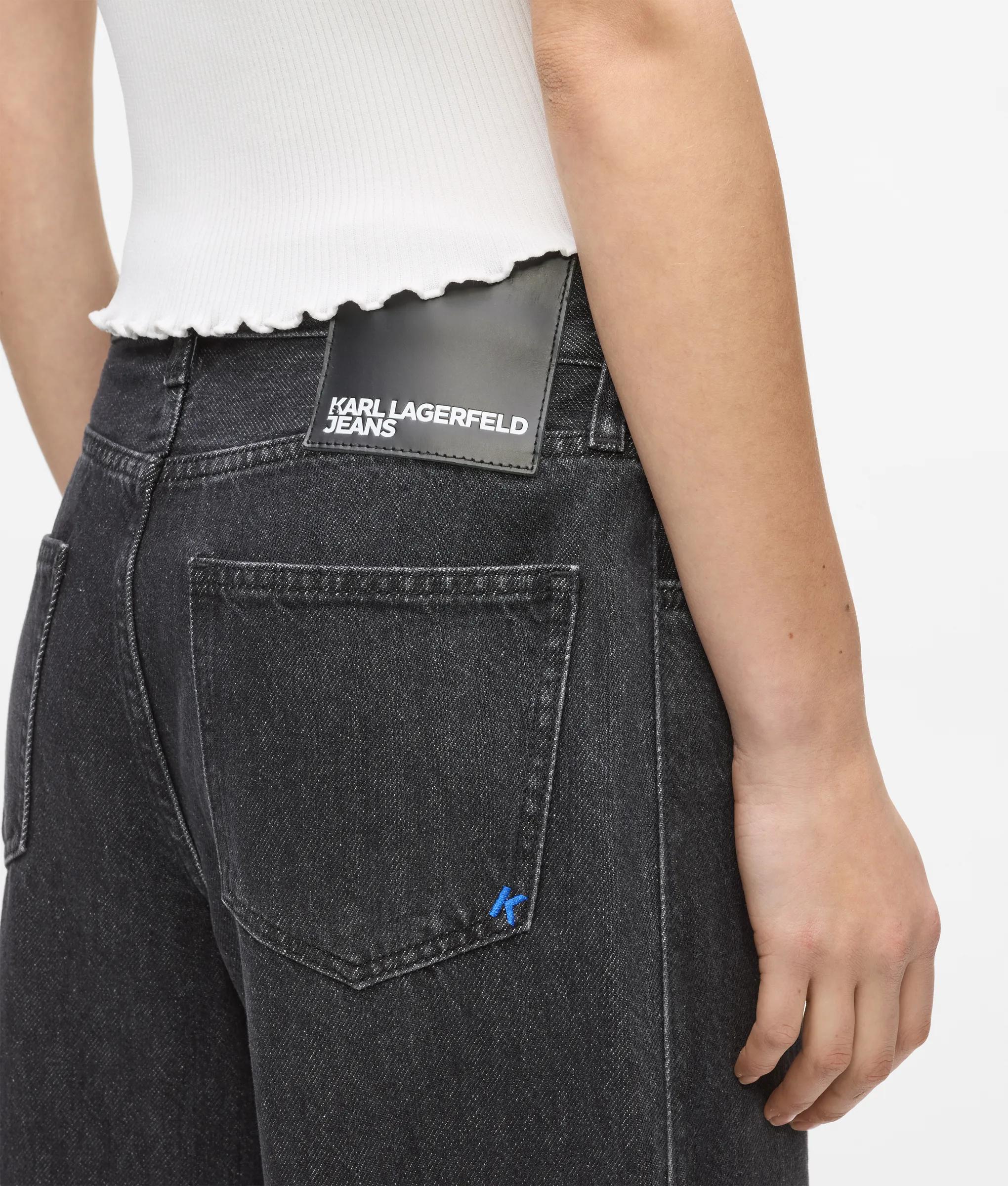 Wijde jeans met lage taille