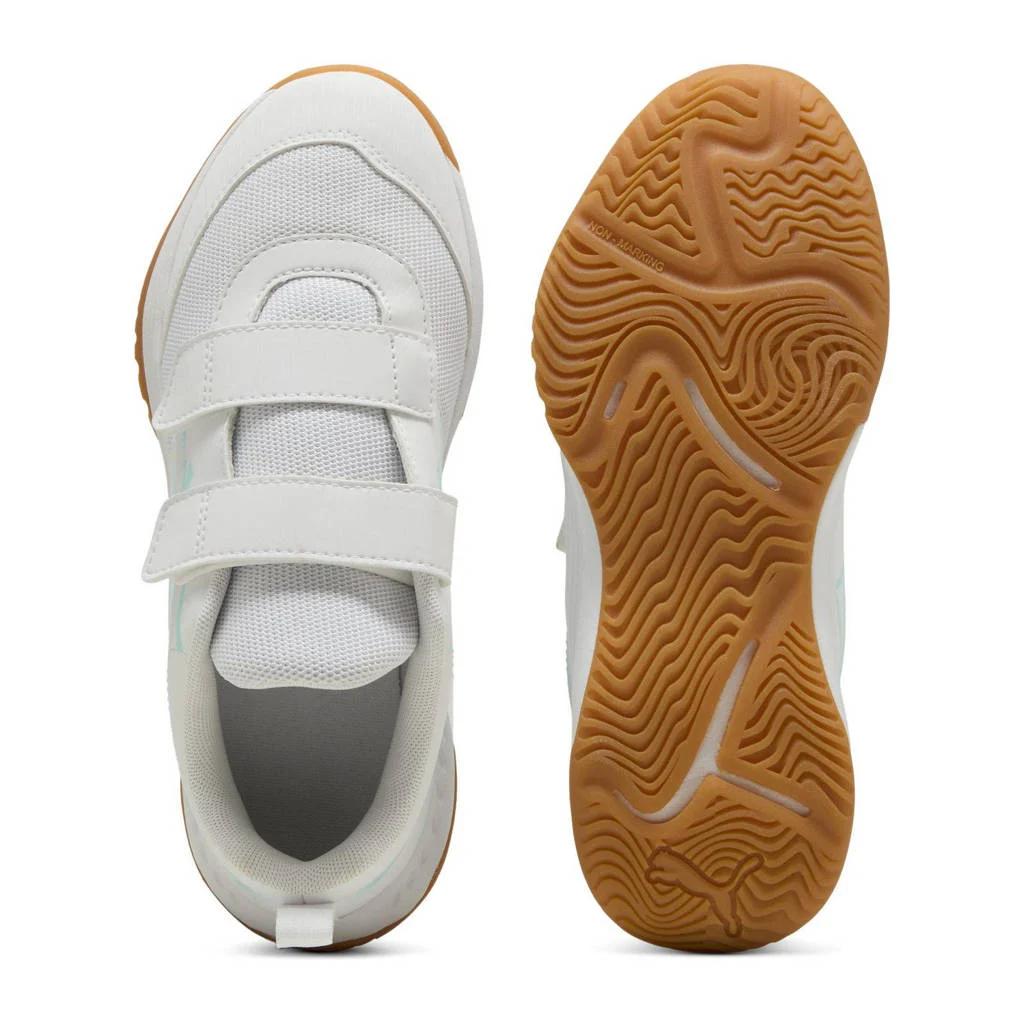 Puma Varion II V Jrzaalsportschoenen mintgroen/wit