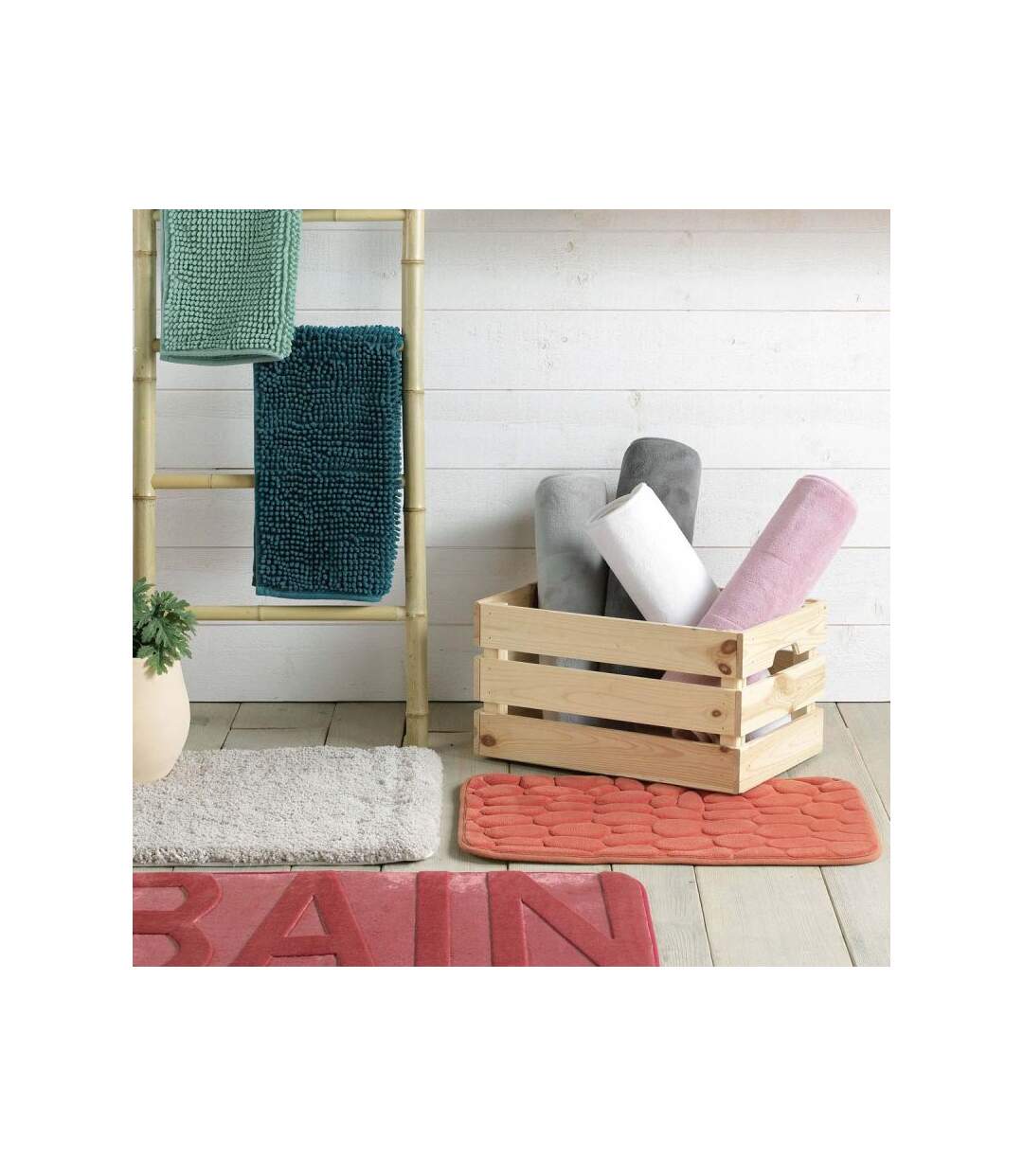 Tapis de Bain Microfibre Vitamine 50x120cm Anthracite