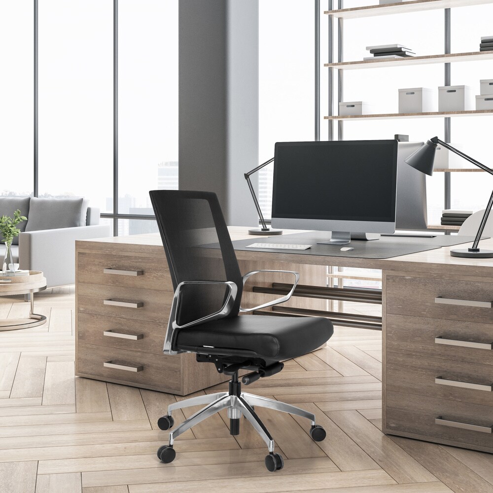 Profi Bürostuhl PROVIDER NET Kunstleder mit Armlehnen hjh OFFICE