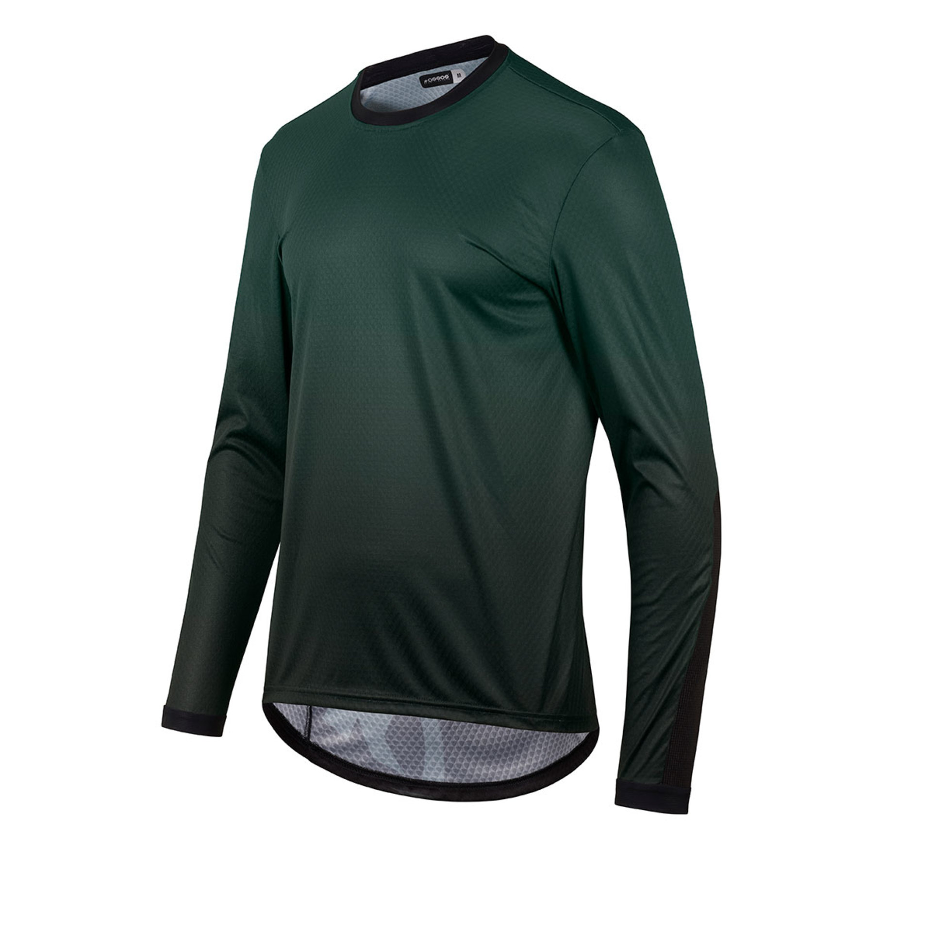 Assos Trail T3 MTB Fietsshirt Lange Mouwen Donkergroen/Zwart Heren