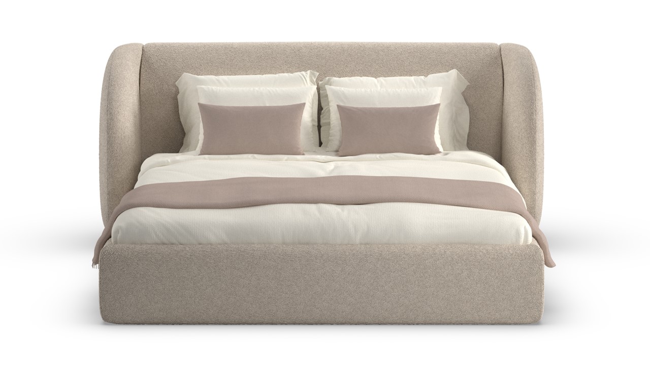 Bed Cove - Fine bouclé beige