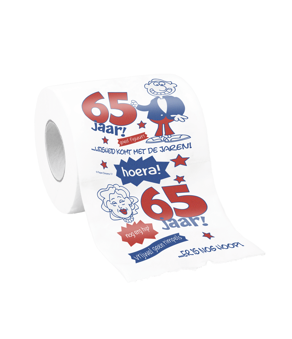 Toiletpapier 65 Jaar