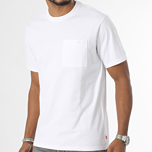 Tee Shirt Poche A3697 Blanc