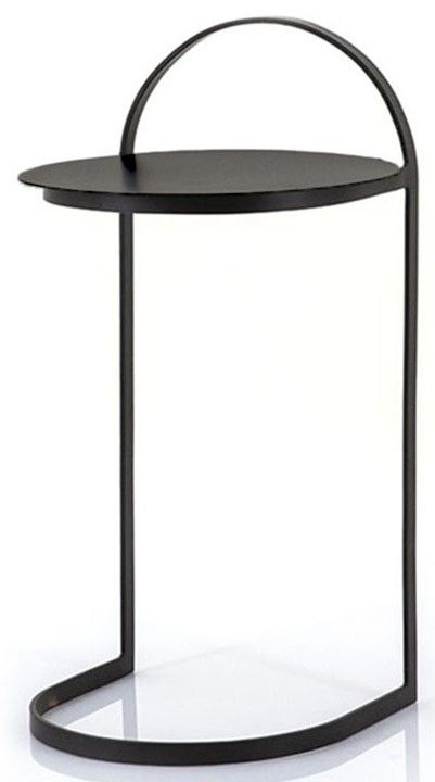 Bijzettafel Garcon - zwart | 191641B35 x D35 x H65 cm