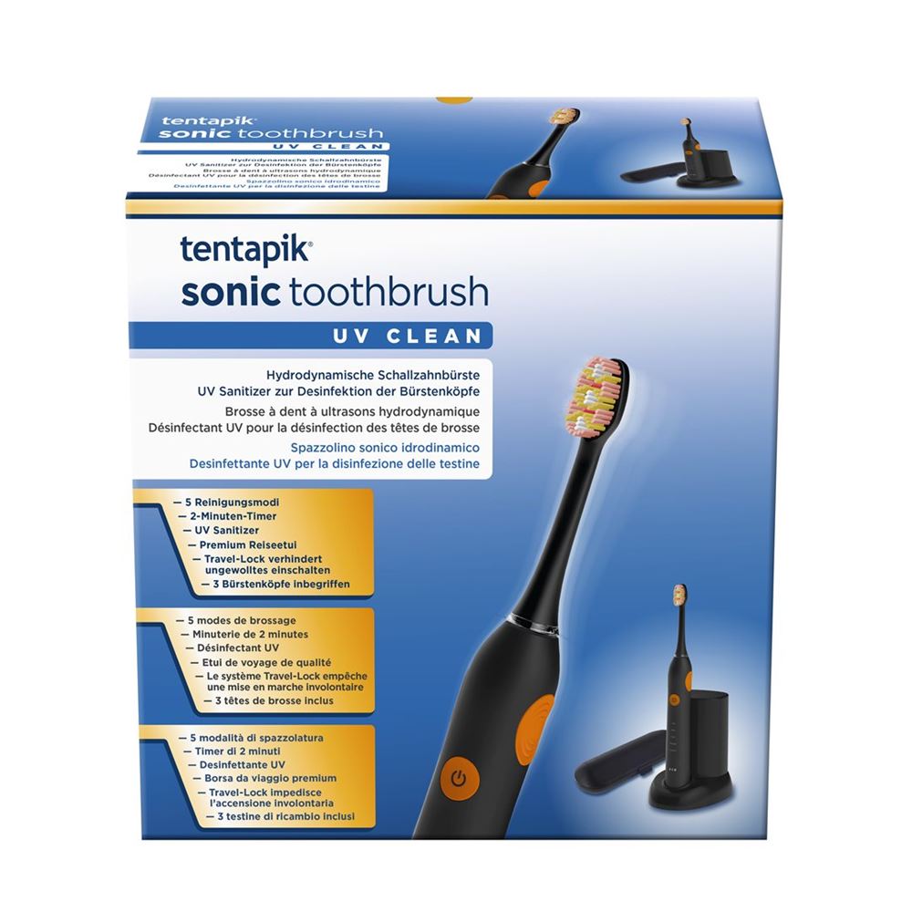 TENTAPIK Schallzahnbürste<br>1 Stück, UV-Clean