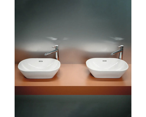 LAUFEN opzetwastafel LUA 50 x 35 cm glanzend wit H8120830001091