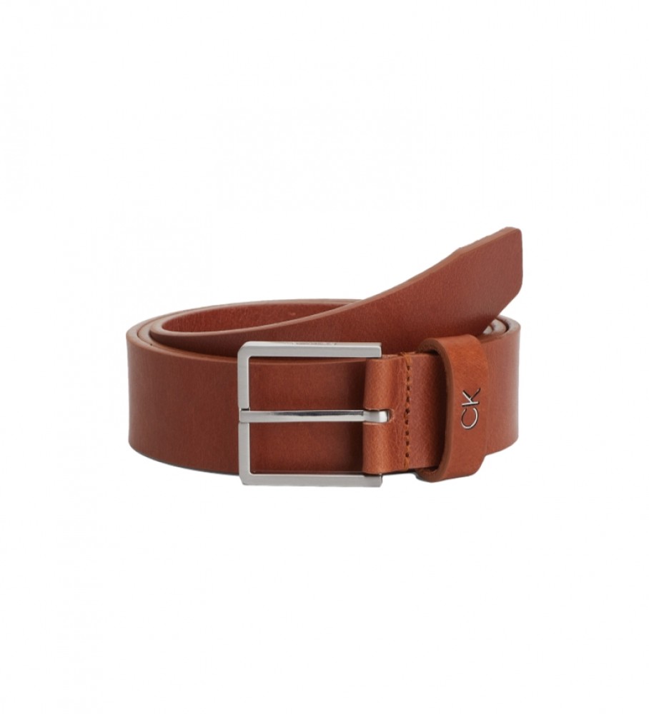 Cinto formal Calvin Klein marrom claro