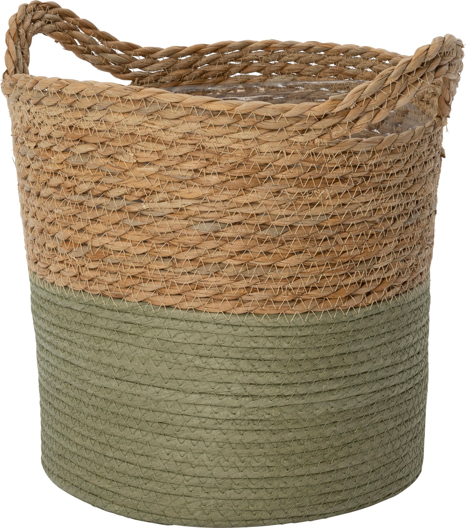 Intratuin plantenmand Rocky naturel / groen D 28 H 27 cm