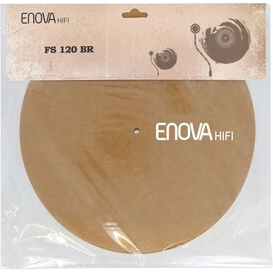 Accessoire platine vinyle Enova Hifi Paire de feutrine marron FS 120 BR
