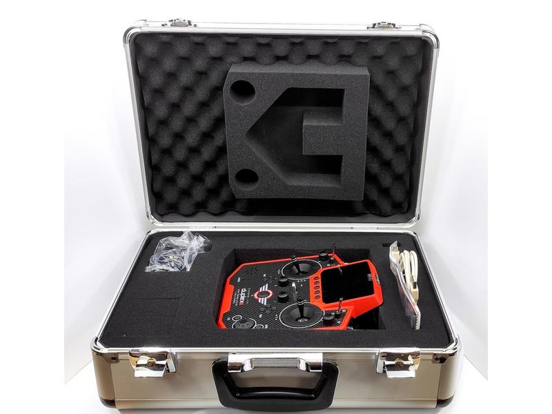 Jeti Fernsteuerung Duplex DS-12 Carbon Red 2023   R9 Empfän Handlicher Jeti Duplex 2.4 GHz Sender in «Special Edition 2023» Ausführung