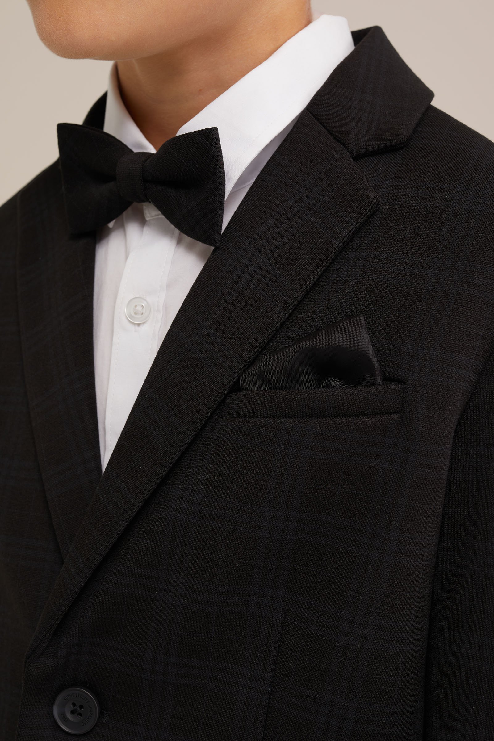 Jongens geruite blazer WE Fashion Zwart