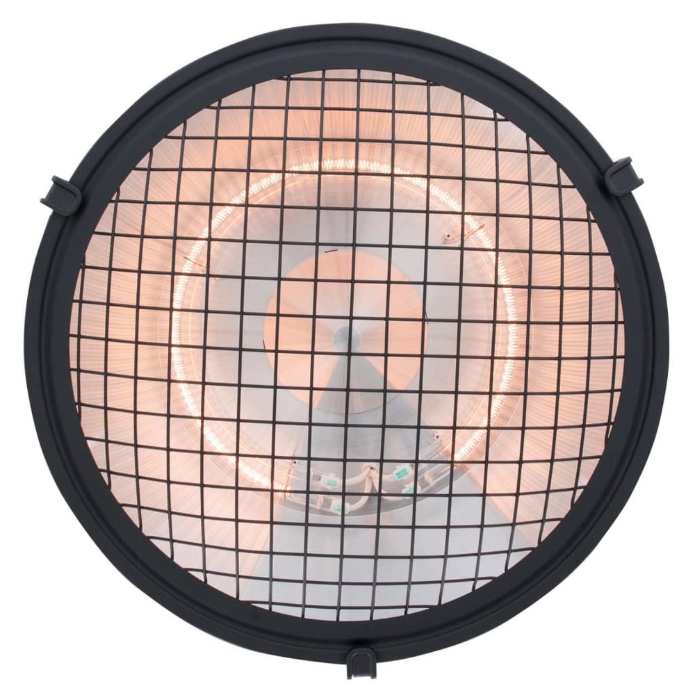 Chauffage suspendu indus ii 2100 w halogène noir