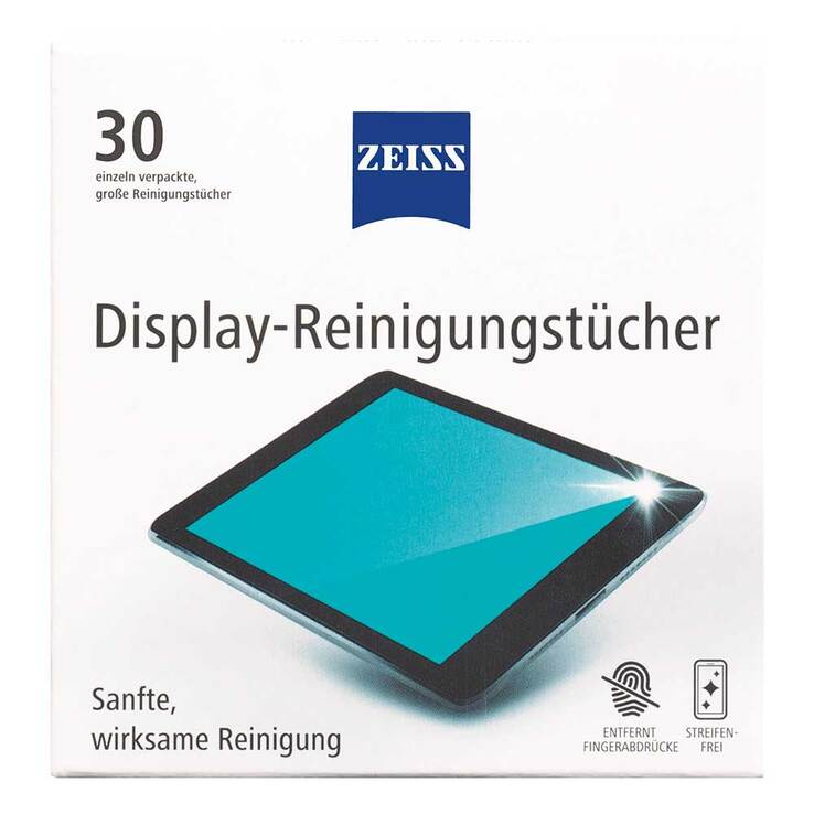 Zeiss Display-Reinigungstücher, 30 St