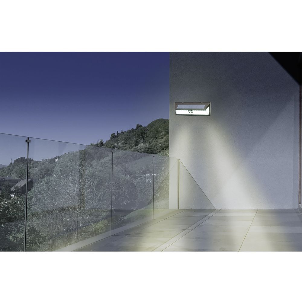 Lampe panneau solaire détecteur de mouvement 54 LED