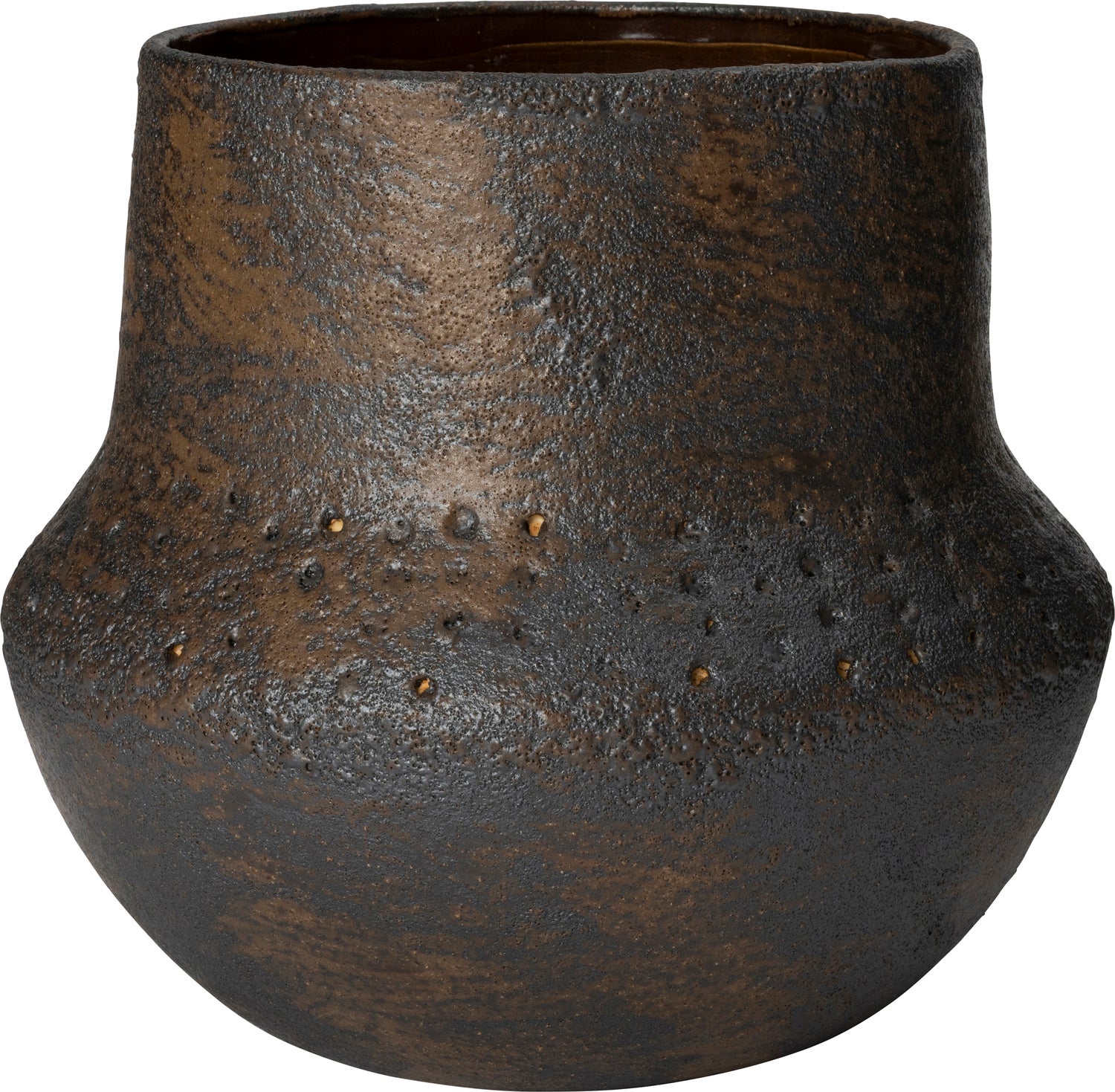 Intratuin bloempot Jaya bruin D 22 H 21 cm