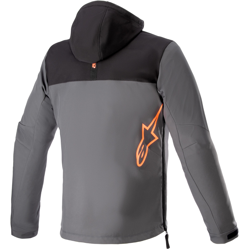 Alpinestars - Sweat Sherpa Gris / Noir / Rouge fluo