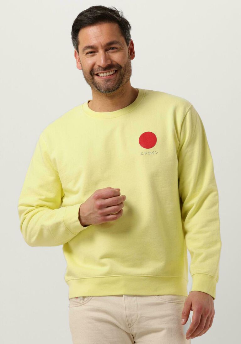 EDWIN gele edwin t-shirt japanese sun supply ts single jersey