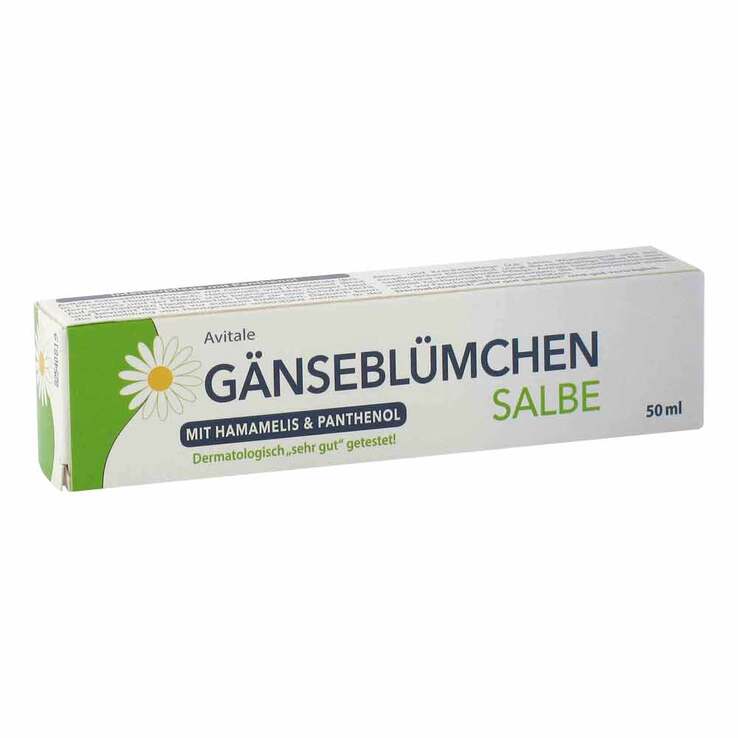 Gänseblümchen Salbe mit Hamamelis & Panthenol, 50 ml