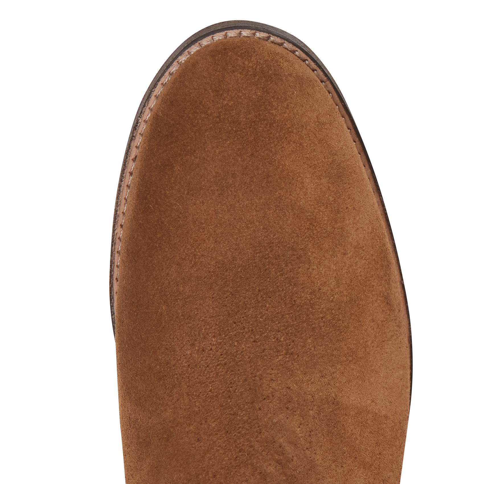 Boots plates en cuir | Marron