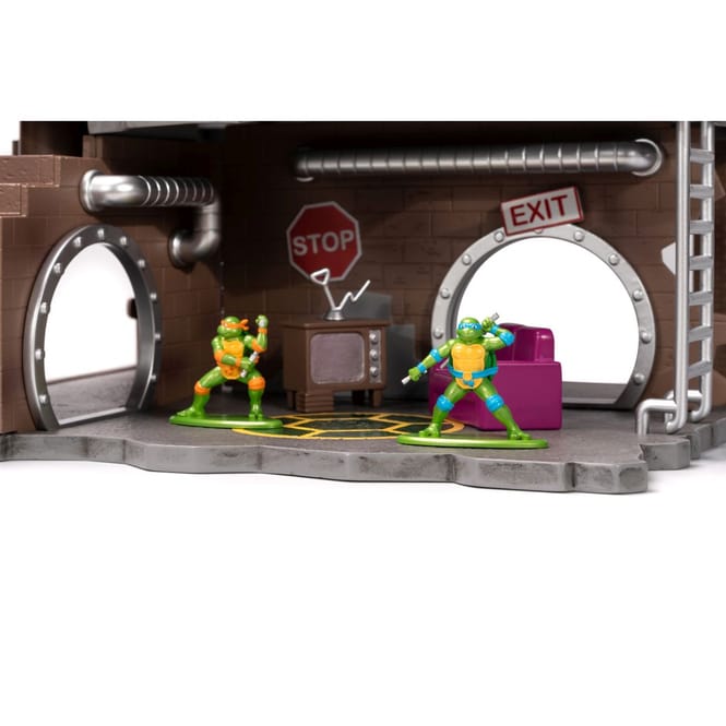 Teenage Mutant Ninja Turtles - Nano Scene - Spielset - Höhle