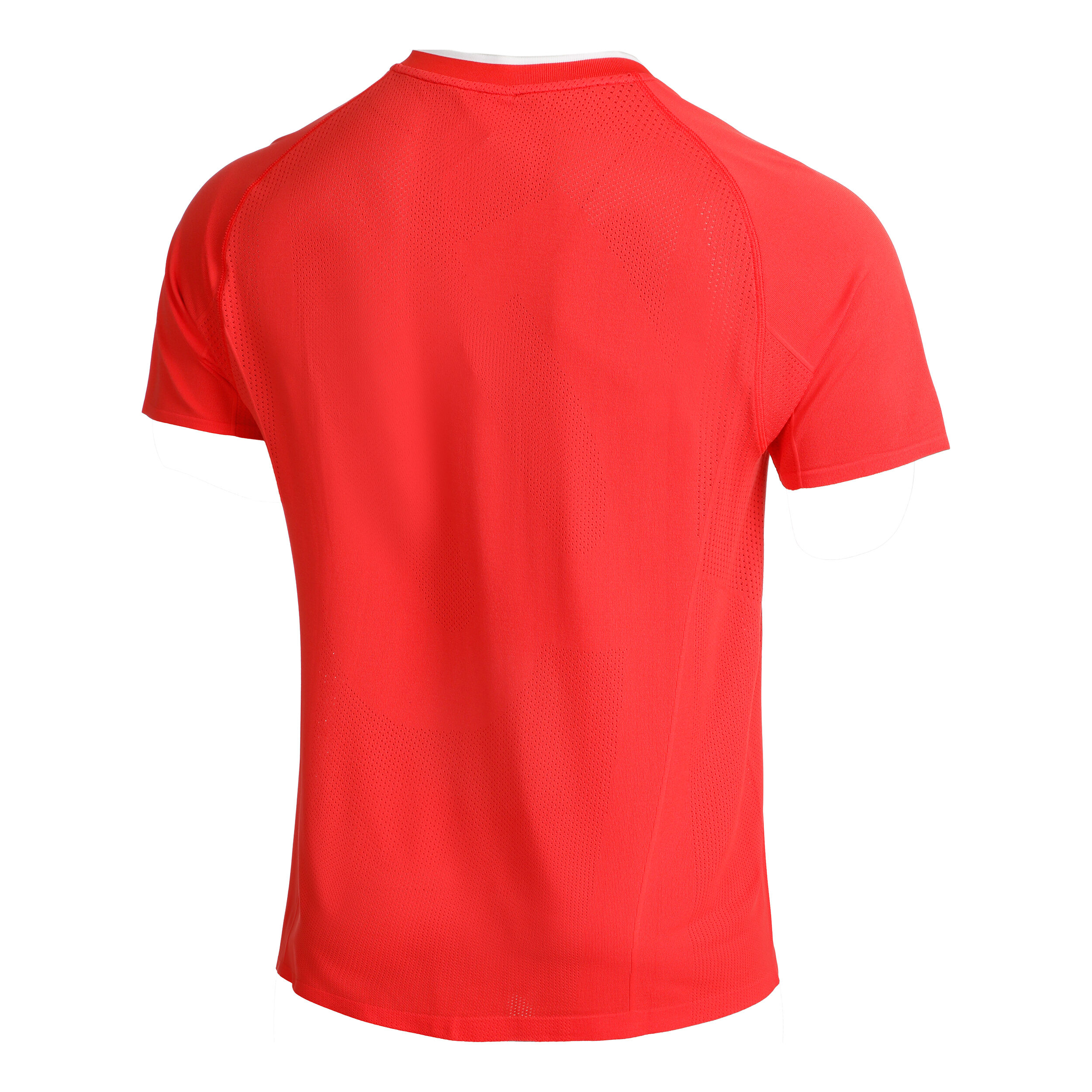 Wilson Players Seamless Zip Henley 2.0 T-shirt Hommes - Rouge