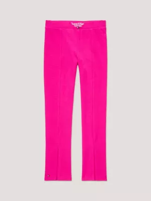 Leggings com bainha dividida adaptável