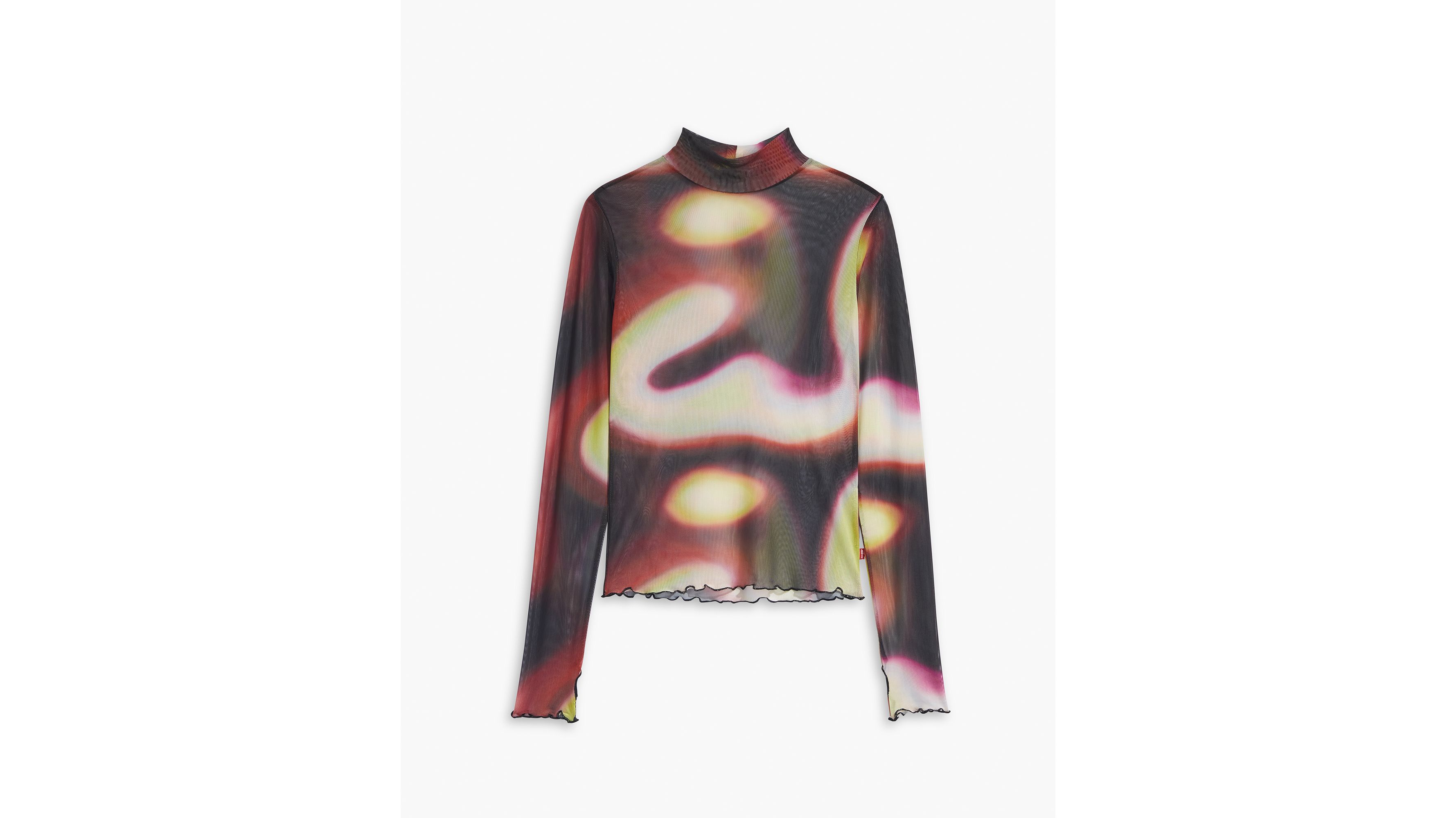 Haut moulant Levi's® x Barbie Ferreira - Digital Heat Wave Shaved Chocolate - Multicolore