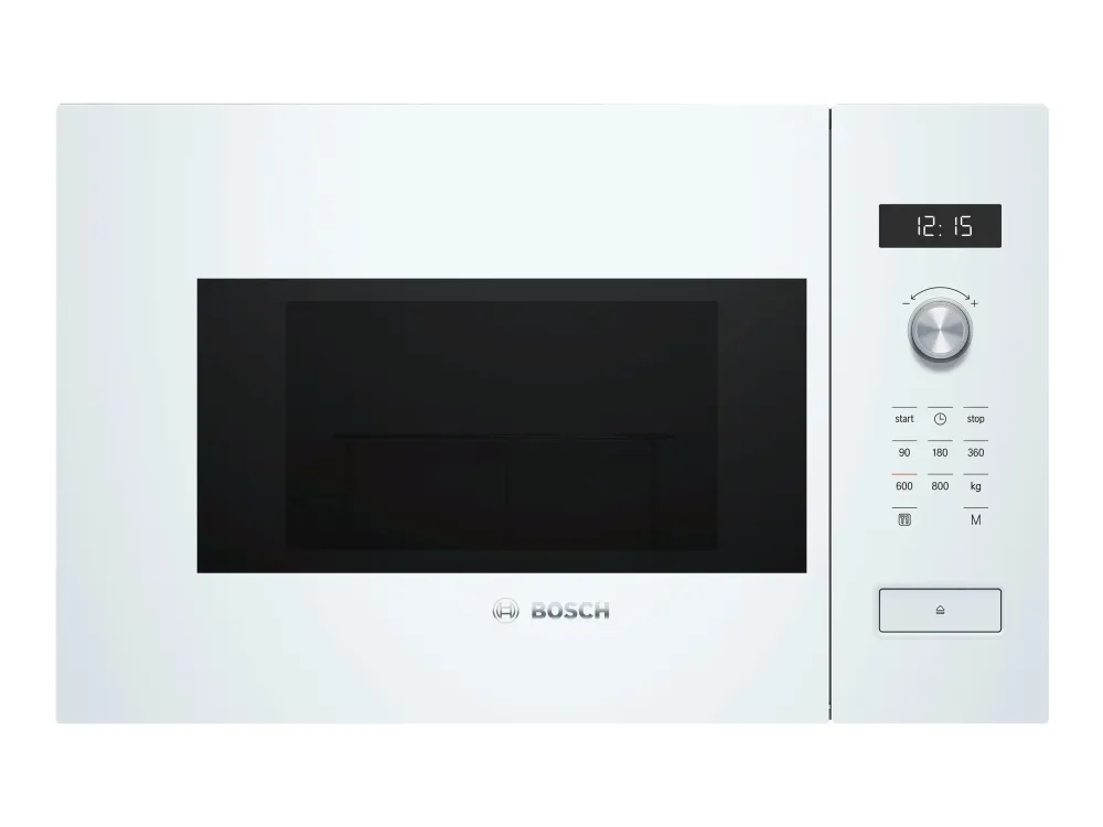 Bosch Serie | 6 BFL524MW0 - Mikrobølgeovn - til indbygning - 20 liter - 800 W - hvid