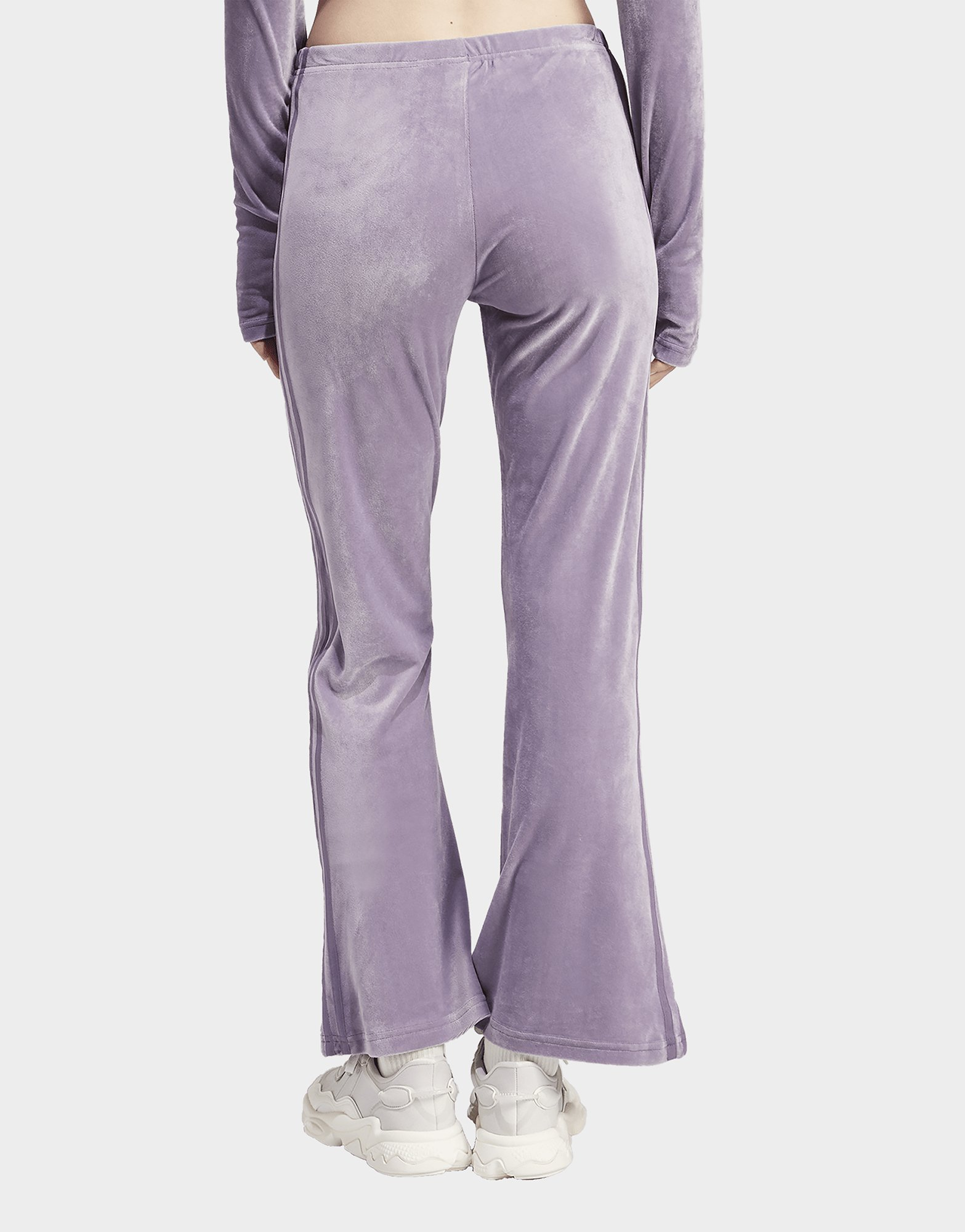 adidas Originals Pantalon évasé velours froissé