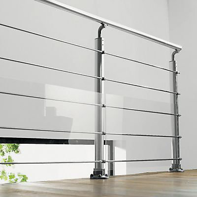 Pack balustrade Inoline alu plat Kordo